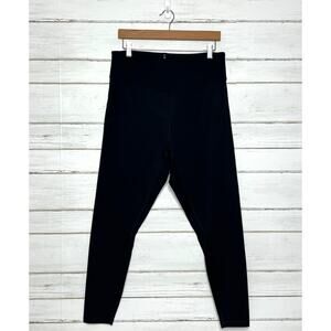 Savage X Fenty Sport Leggings Size 1X Black High Rise Compression Activewear